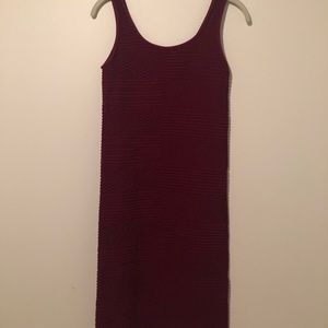 Wine colored dress for sale!